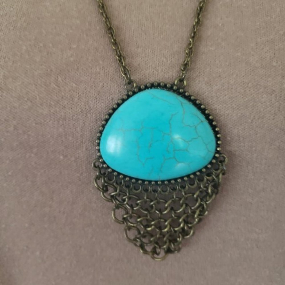 Polished Turqouise Necklace